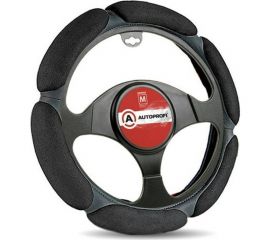 Оплётка руля AUTOPROFI SP-5026 BK M 