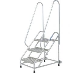 Передвижная монтажная подставка с двумя поручнями MEGAL (тип 2) 3 ступени 4687201844969 