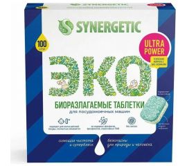 Таблетки для посудомоечных машин SYNERGETIC Ultra power 100 шт 102102avt 