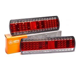 Задний фонарь АВТОЭЛЕКТРИКА КАМАЗ, МАЗ левый, с бегущим указателем поворота 112.08.69-03-TRS 