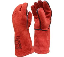 Спилковые рабочие краги Master-Pro® СВАРЩИК с х/б подкладкой 9550-KS-10 