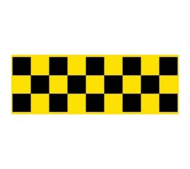 Автомобильная магнитная наклейка Golden Snail Такси GS9058 