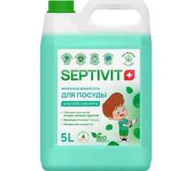 Гель для посуды SEPTIVIT ""Альпийская Мята"", 5л 100_5 