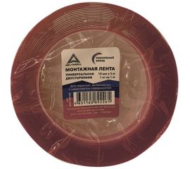 Универсальная двусторонняя монтажная лента DeltaRoll красная, 10 мм x 5 м DST100105 