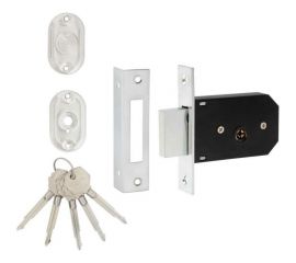 Врезной замок под крестовой ключ VETTORE 900 AF CP, 5 ключей, хром 20320 