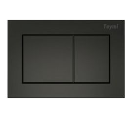 Клавиша смыва Teymi Aina двойной смыв, черный матовый T70013BM ЦБ-00266818 