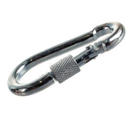 Карабин с фиксатором Саморезик 7х70 DIN 5299 D, 5 шт. DIN5299D-7х70-5 