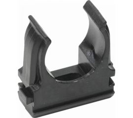 Крепеж-клипса для монтажа труб ТРИЗАМ O 25 мм, черная, 10 шт. TRZ0375 