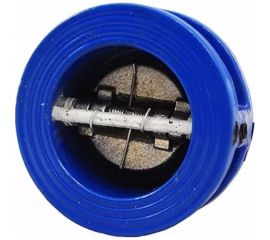 Обратный клапан DN.ru чугунный Ду100 Ру16 двухстворчатый межфланцевый D100-01481 