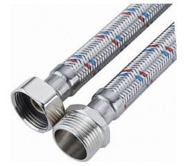 Гибкая подводка для воды OUTE 1/2"", гайка-штуцер, 100 см TP56-100 