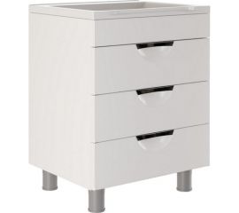 Тумба для ванной комнаты mixline ЭТЬЕН-58 под умывальник Andrea 58 ПВХ-фасад, корпус 541132 