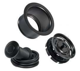 Комплект для измельчителя BORT фланец + кнопка, Black, Sink Strainer 93417135 