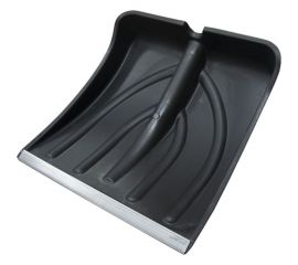 Снегоуборочная пластиковая лопата РемоКолор с планкой, без черенка, 380x365мм 69-0-438 