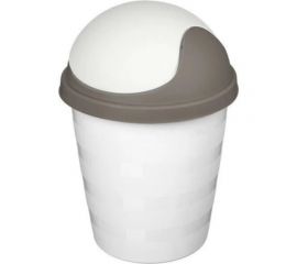 Контейнер для мусора ""Rambai"" круглый 5,5л (светло-серый) Idiland 221303421/03 