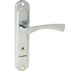 Ручка на планке VETTORE 42.323 AL R CP правая, алюминий, хром 20358 