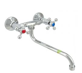 Двуручный смеситель Eleanti ELT6010 для мойки 0402.884 