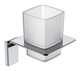 Подстаканник IDDIS Slide одинарный, матовое стекло, сплав металлов, хром SLISCG1i45 