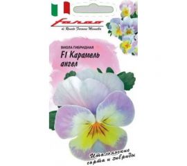 Семена ГАВРИШ Виола Карамель ангел, Виттрока Анютины глазки 7 шт серия Фарао 1071857375 