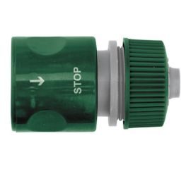 Соединитель пластиковый с автостопом 3/4" FIT IT 77406 