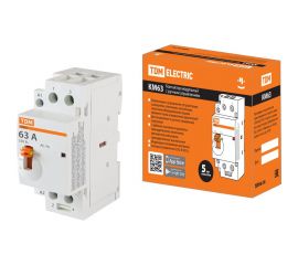 Модульный контактор TDM с ручным управлением КМ63/2-63 2НО 230В АС SQ0213-0104 