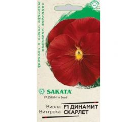 Семена ГАВРИШ Виола Динамит Скарлет Виттрока Саката Элитная клумба, 5 шт. 1912237213 