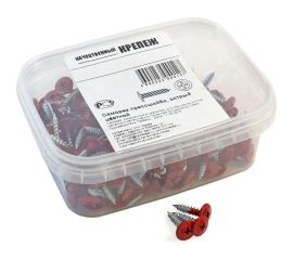 Прессшайба Качественный КРЕПЕЖ 4.2х16 мм, красный рубин RAL 3003, острая, 250 шт 0200299 КЧ 