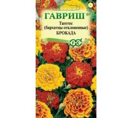 Семена ГАВРИШ Бархатцы отклоненные, Брокада, смесь (Тагетес) 0,3 г 1026999420 