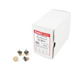 Кровельный саморез КВАДРА 5.5x19, RAL 1014 слоновая кость, сверло PT. 3, кор. 250 шт. 519101403250 