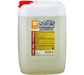 Огне-биозащитный состав для древесины APIS FIRE PRO (I группа; бесцветный; канистра; 12 кг) 4665296517609 