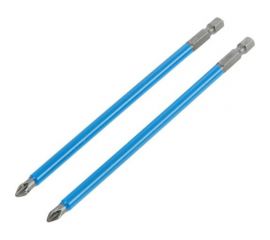 Биты намагниченные (2 шт; PH2x150 мм; CrV) ТУНДРА 2270952 