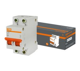 Автоматический выключатель TDM ВА47-63 2Р 20А 4,5кА х-ка С SQ0218-0027 