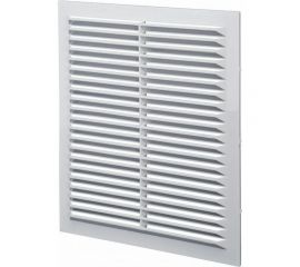 Решетка неразъемная наклонные жалюзи с москитной сеткой 230х230 мм Эвент Э2323Н 