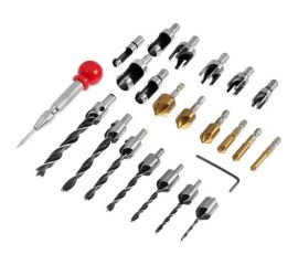 Набор сверл с зенковкой 23 шт ТУНДРА 7139568 