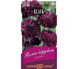 Василек ГАВРИШ Темно-бордовый, посевной, 0,2 г серия Блэк 1139 