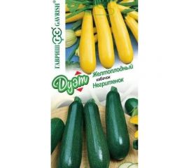 Семена ГАВРИШ Кабачок Желтоплодный 1 г+Негритенок 1 г Дуэт 1026996585 