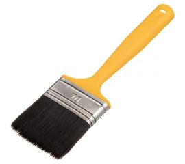 Флейцевая кисть для эмалей и красок на основе растворителей искусственная щетина Р1 70х14мм Мелодия цвета 66070 