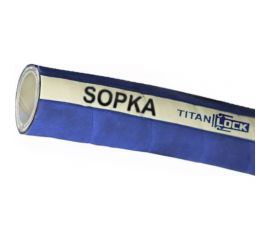 Пищевой рукав TITAN LOCK 0,5in, для пара и горячей воды «SOPKA», внутренний диаметр 13мм, 5м, 10bar, 5 метров TL013SP_5 