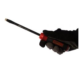 Профессиональная силовая отвертка с алмазным наконечником SL8х150мм JTC 5408 