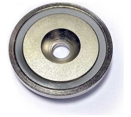 Магнитное крепление с зенковкой Проф-магнит А48, сцепление 68 кг, 1 шт. PMYP-A-48 