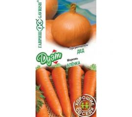 Семена ГАВРИШ Лук репч. Дед 0.5 г+Морковь Аленка 2 г Дуэт Хорошие соседи 1999948862 