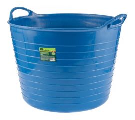 Гибкое сверхпрочное ведро СИБРТЕХ 28 л, синее 67523 