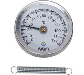 Аксиальный термометр MVI 0C-120C, D63 мм, накладной ATS.63120.52 