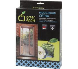 Москитная сетка универсальная с регулируемым размером GREEN APPLE GBN004 2 шт, 220x50 см Б0032055 