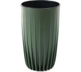 Кашпо LAMELA Sp.z o. 987 MIRA ECO wood высокое, с вкладышем, диаметр 30 см, высота 515 мм, зеленое 069455 