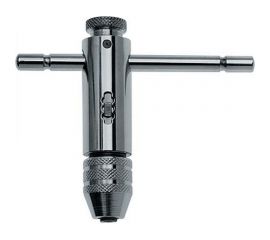 Метчикодержатель PROMAT Т-образный с трещоткой, №1, М3-М10, G 1/8-3/8 4000867890 