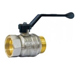 Шаровой кран LD латунь никель Pride Ду 32 Ру25 ВР/НР полнопроходной рычаг 007-8002 544489 