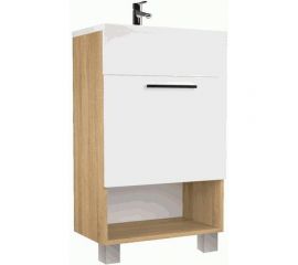 Тумба с раковиной 1Marka July 50Н 1 дверца, дуб сонома У85933 