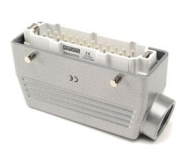 Вилка Emas боковой ввод, 24 полюса, 16А, 400В. EBM24FU10 