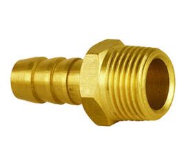 Штуцер с наружной резьбой 1/2M для шланга с внутренним диаметром 8 мм SHPI P-22-1 