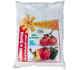 Грунт Сила Суздаля Томат и Перец 10 л 4680004060079 